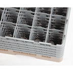 Cambro Gläserspülkorb beige mit 25 Fächern max Glashöhe 25,7cm
