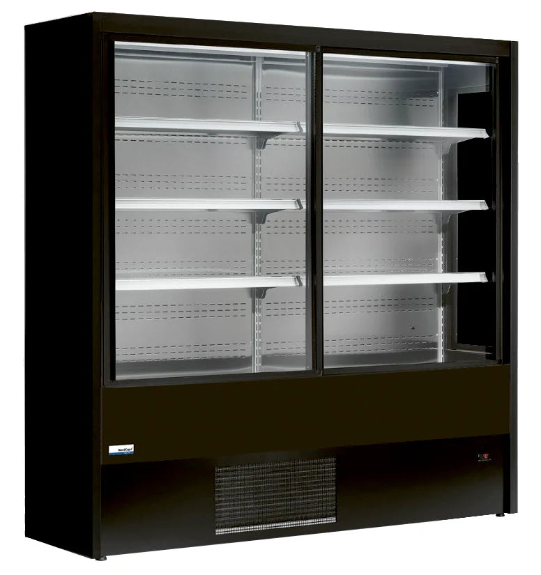 COOL-LINE Wandkühlregal OLIMPO 150 mit Schiebetüren
