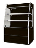 Nordcap Impuls-Wandkühlregal MERCURY 100 H 1424 M1 BLACK