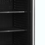 Nordcap Glastürkühlschrank KU 385 G II BLACK