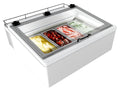 Nordcap Auftisch-Eisvitrine MINI CREAM 4V LED WEISS