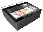 Nordcap Auftisch-Eisvitrine MINI CREAM 4V LED GRAU
