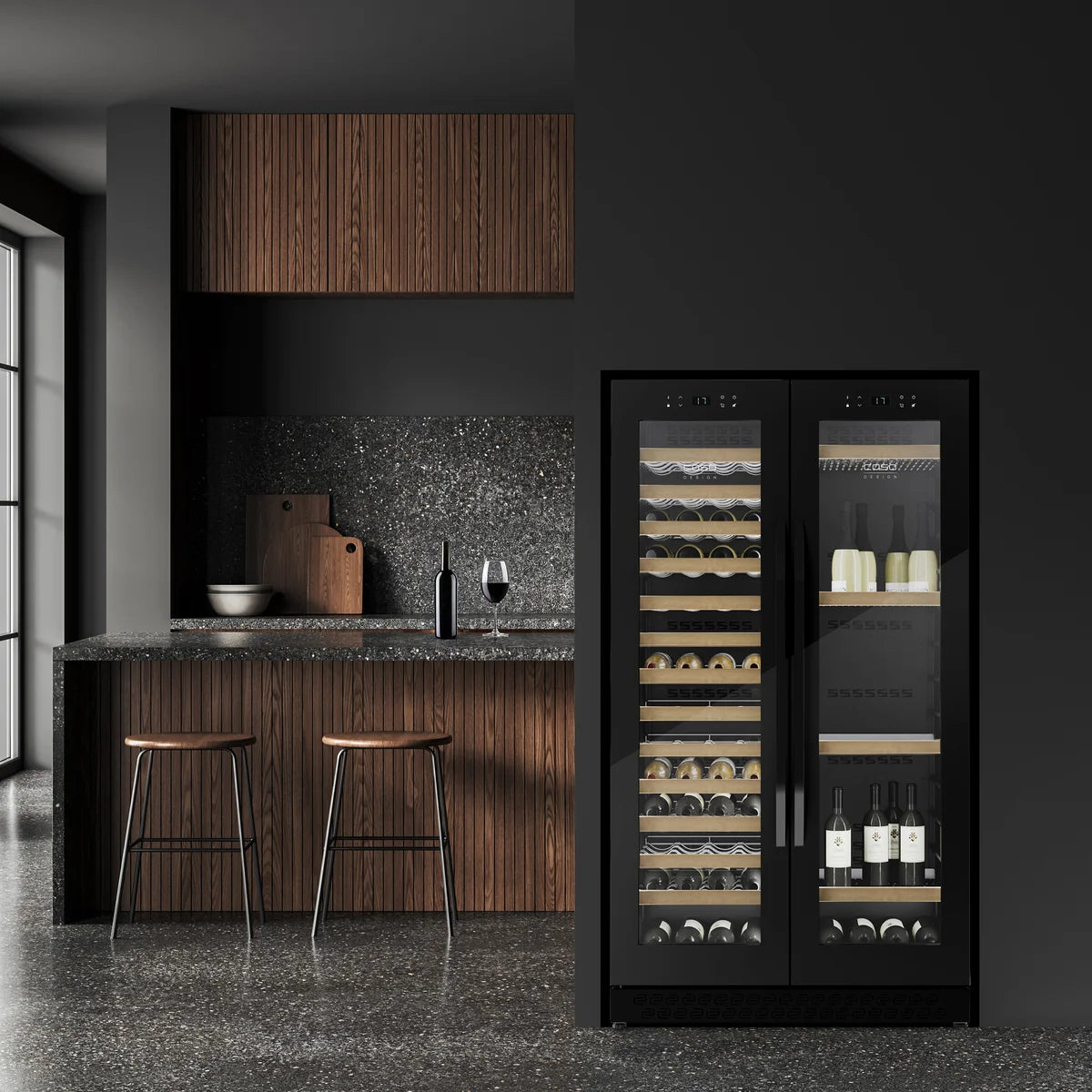 CASO WineChef Duo 122 Black