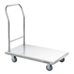 Transportwagen / Plattformwagen FT-A, 90 x 55 x 87 cm, bis 300 kg Traglast, Edelstahl