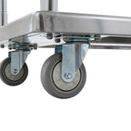 Transportwagen / Plattformwagen FT-A, 90 x 55 x 87 cm, bis 300 kg Traglast, Edelstahl