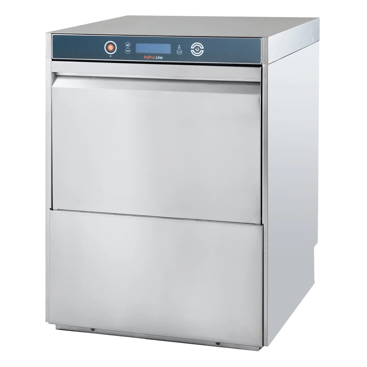 Geschirrspülmaschine HYPRO Digital 54 SLE 50x50 cm Korbmaß, mit Reiniger- & Klarspüldosierer, mit Ablaufpumpe & Enthärter,Drucksteigerungspumpe Made in Europe, 400 Volt