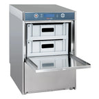 Gläserspülmaschine HYPRO Digital 40 SL 40x40 cm Korbmaß, mit Reiniger- & Klarspüldosierer, mit Ablaufpumpe & Drucksteigerungspumpe Made in Europe, 230 Volt