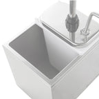 Saucenspender - 2x 3 Liter - Dosierpumpe Edelstahl