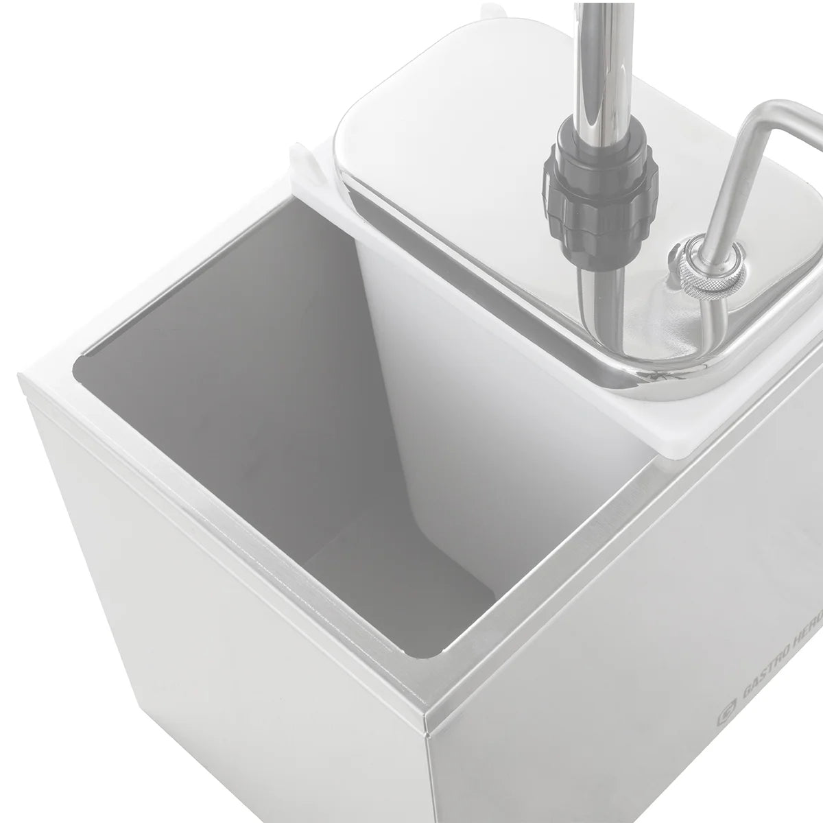 Saucenspender - 2x 3 Liter - Dosierpumpe Edelstahl