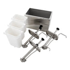 Saucenspender - 3x 3 Liter - Dosierpumpe Edelstahl