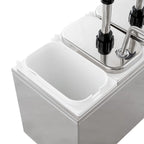Saucenspender - 3x 3 Liter - Dosierpumpe Edelstahl