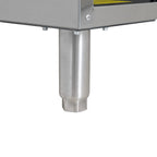 Gasherd ECO mit offenem Unterbau - 28,8 kW - 4 Brenner