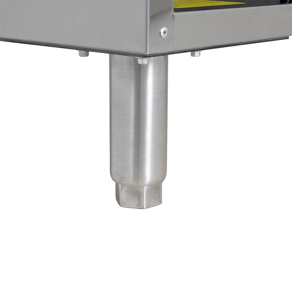 Gasherd ECO mit offenem Unterbau - 28,8 kW - 4 Brenner