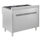Gasherd ECO mit offenem Unterbau - 43,2 kW - 6 Brenner