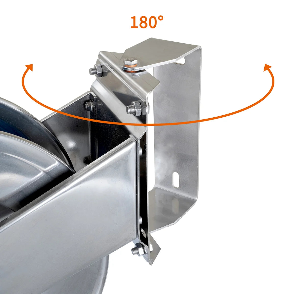 Schlauchaufroller mit Brause Profi 10m