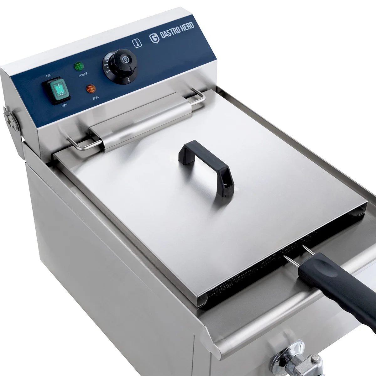 Elektro-Fritteuse ECO 13 Liter mit Ablasshahn,  5000 W, 400 V