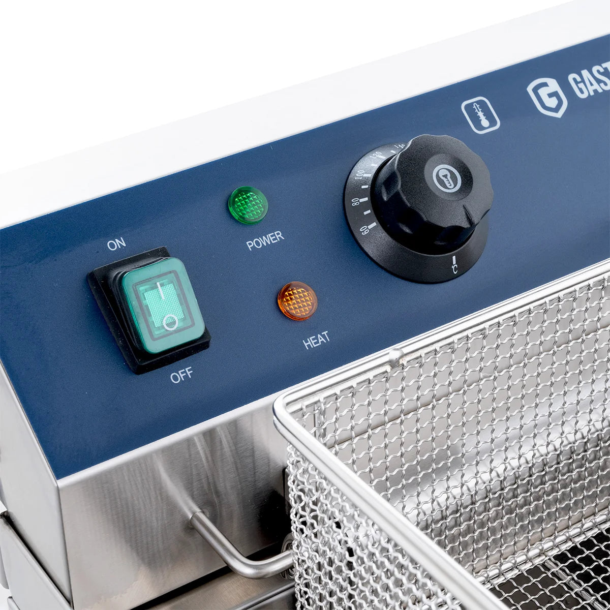 Elektro-Fritteuse ECO 13 Liter mit Ablasshahn,  5000 W, 400 V