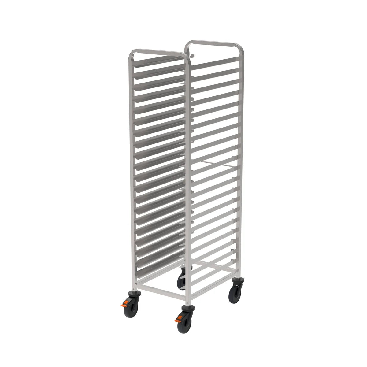 Rieber Regalwagen mit Abweiserrollen – Bäckernorm 400x600mm