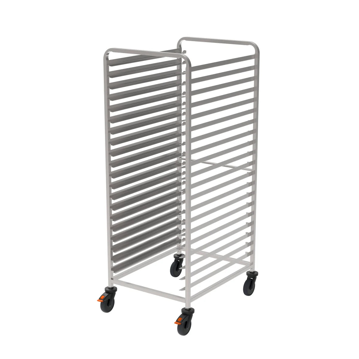 Rieber Regalwagen mit Abweiserrollen – Bäckernorm 800x600mm