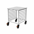 Rieber GN-Regalwagen 2/1 niedrig mit Abweiserrollen