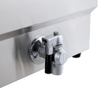 Elektro-Doppel-Fritteuse ECO 13+13 Liter mit Ablasshahn, 2x 5000 W, 400 V