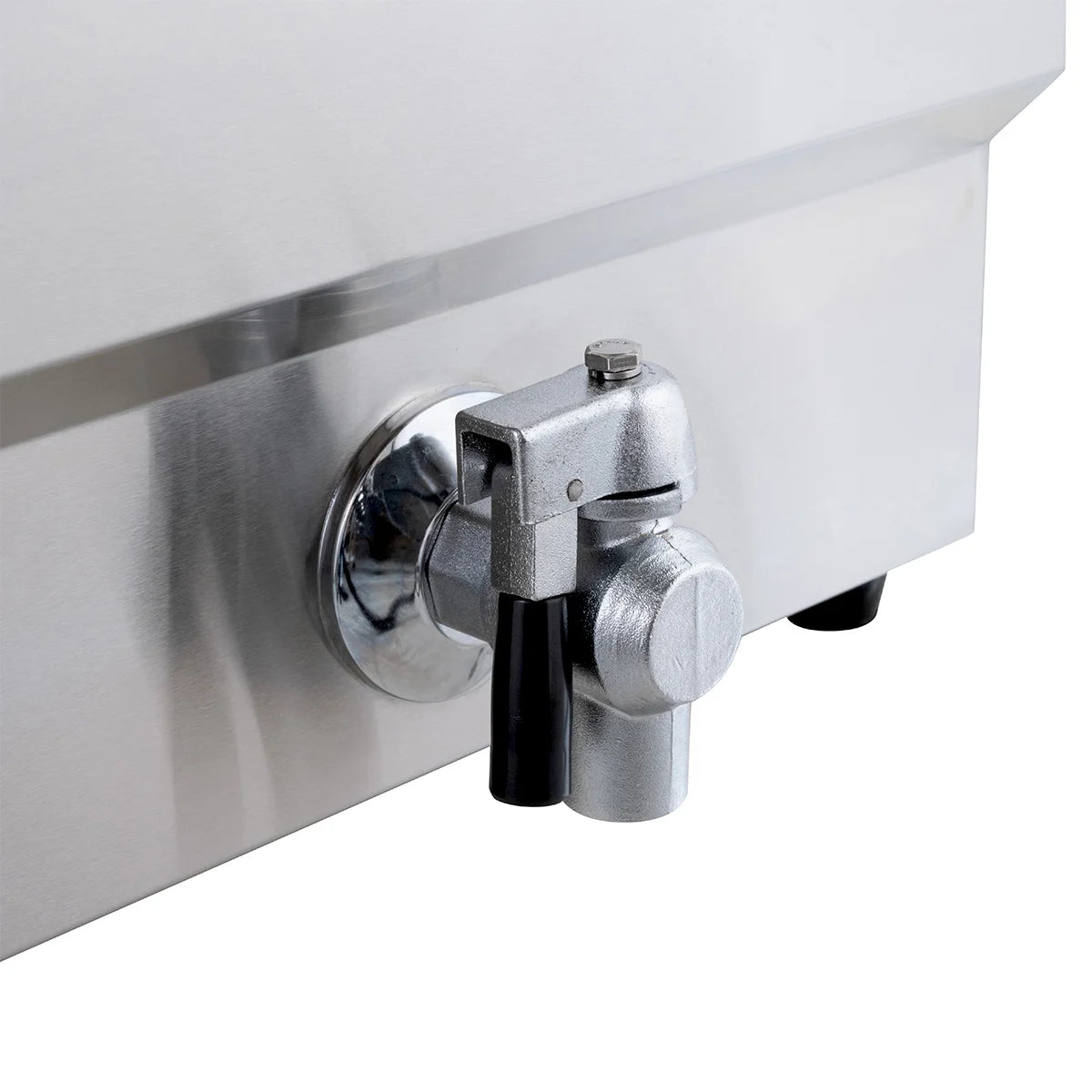 Elektro-Doppel-Fritteuse ECO 13+13 Liter mit Ablasshahn, 2x 5000 W, 400 V