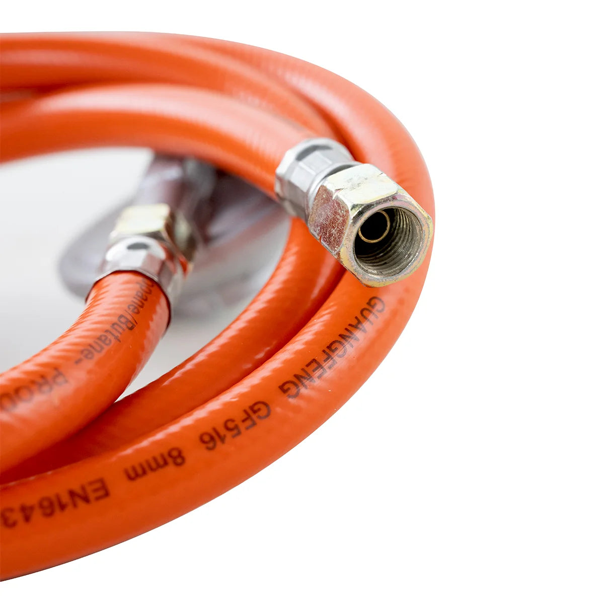 Gasschlauch mit Druckminderer (50 mbar) für Kombibräter TBG3-T