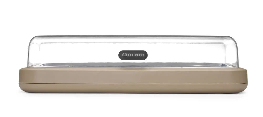 Kühldisplay UNIQ, HENDI, designed by Robert Bronwasser, GN 1/1, Beige, 593x389x(H)147mm