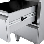 Edelstahl-Schubladenschrank BASIC 3er Einheit 700, AISI 201