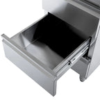 Edelstahl-Schubladenschrank BASIC 3er Einheit 700, AISI 201
