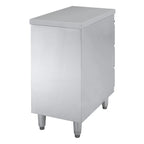 Edelstahl-Schubladenschrank BASIC 3er Einheit 700, AISI 201
