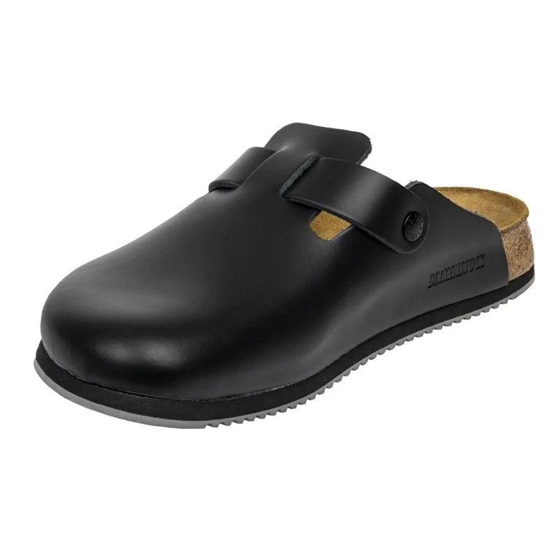 Birkenstock Boston Super Grip Clogs schwarz Größe 44