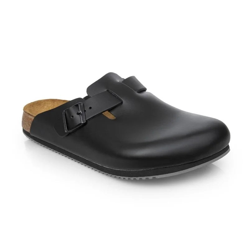 Birkenstock Boston Super Grip Clogs schwarz Größe 42