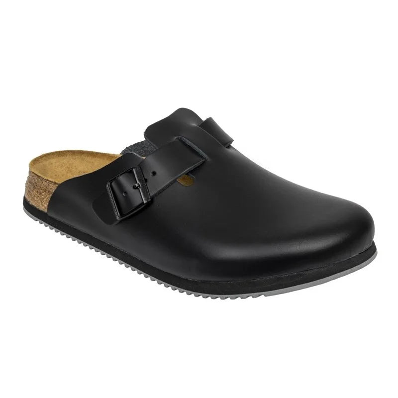 Birkenstock Boston Super Grip Clogs schwarz Größe 38