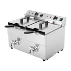 Buffalo Doppel-Induktionsfritteuse 2x 3000W