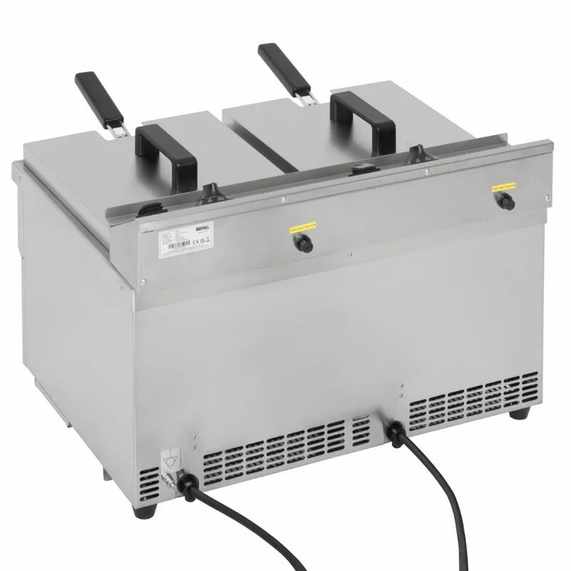 Buffalo Doppel-Induktionsfritteuse 2x 3000W