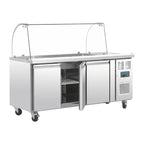 Polar U-Serie 3-türige GN-Saladette mit Schutzhaube