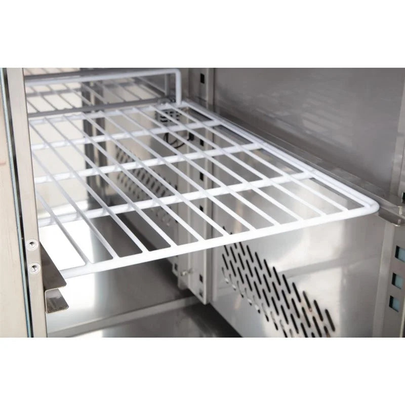 Polar U-Serie 3-türige GN-Saladette mit Schutzhaube