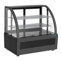 Polar C-Serie Tischkühlvitrine 100 Liter schwarz