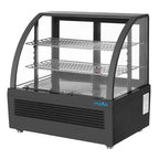 Polar C-Serie Tischkühlvitrine 100 Liter schwarz