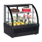 Polar C-Serie Tischkühlvitrine 100 Liter schwarz