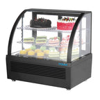 Polar C-Serie Tischkühlvitrine 100 Liter schwarz