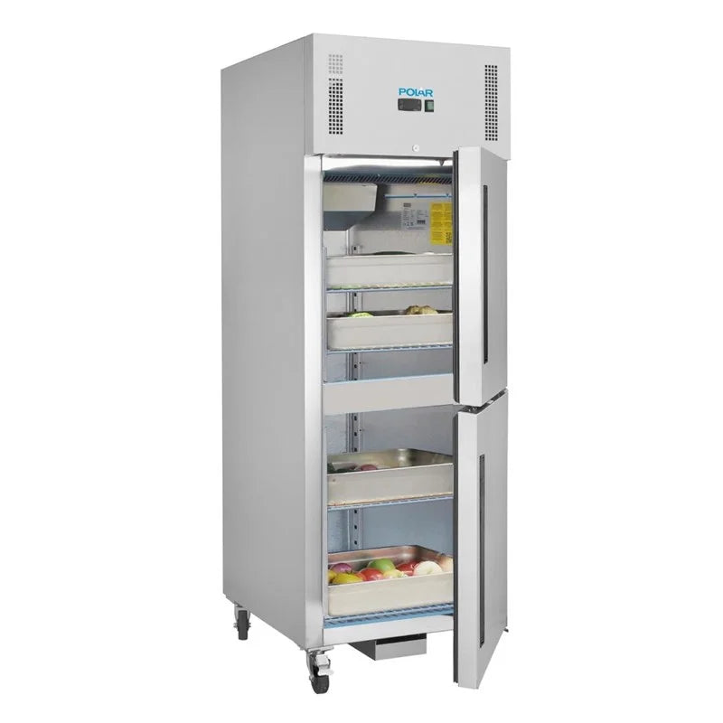 Polar G-Serie Gastro Kühlschrank 600 Liter mit geteilter Tür