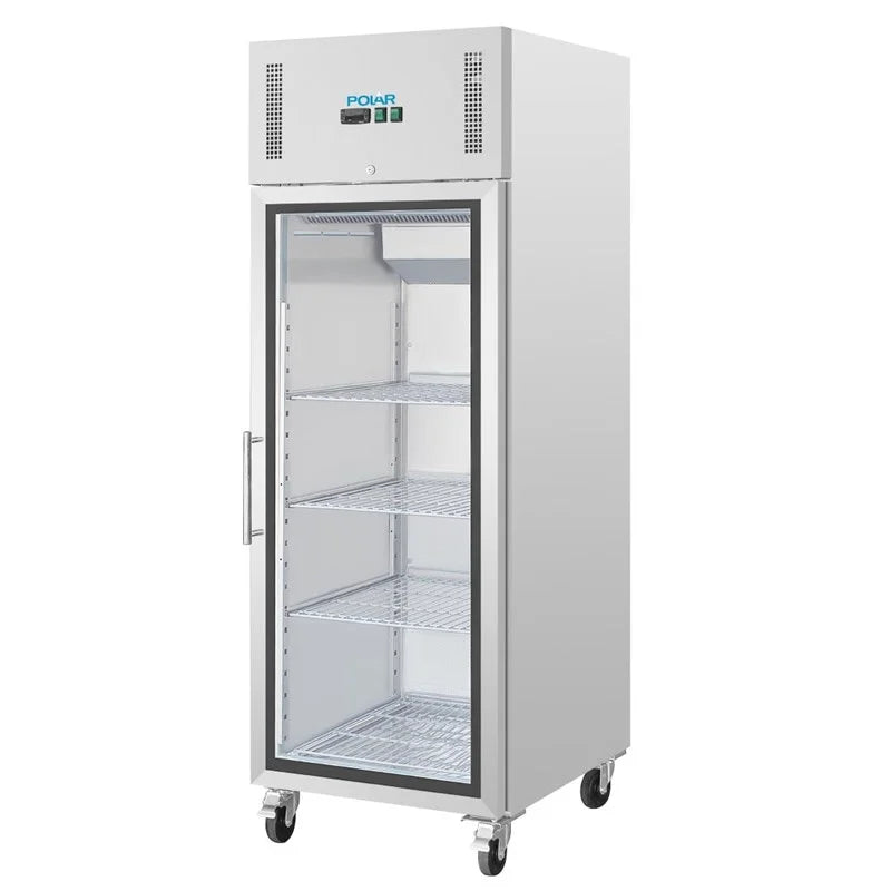 Polar G-Serie Gastro Kühlschrank 1-türig 600 Liter mit Glastür