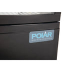 Polar C-Serie Tischkühlvitrine 86 Liter mit gebogener Tür, schwarz