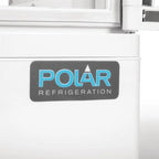 Polar C-Serie Tischkühlvitrine 86 Liter mit gebogener Tür, weiß