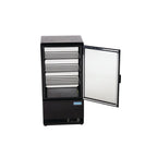 Polar C-Serie Tischkühlvitrine 68 Liter mit gebogener Tür, schwarz