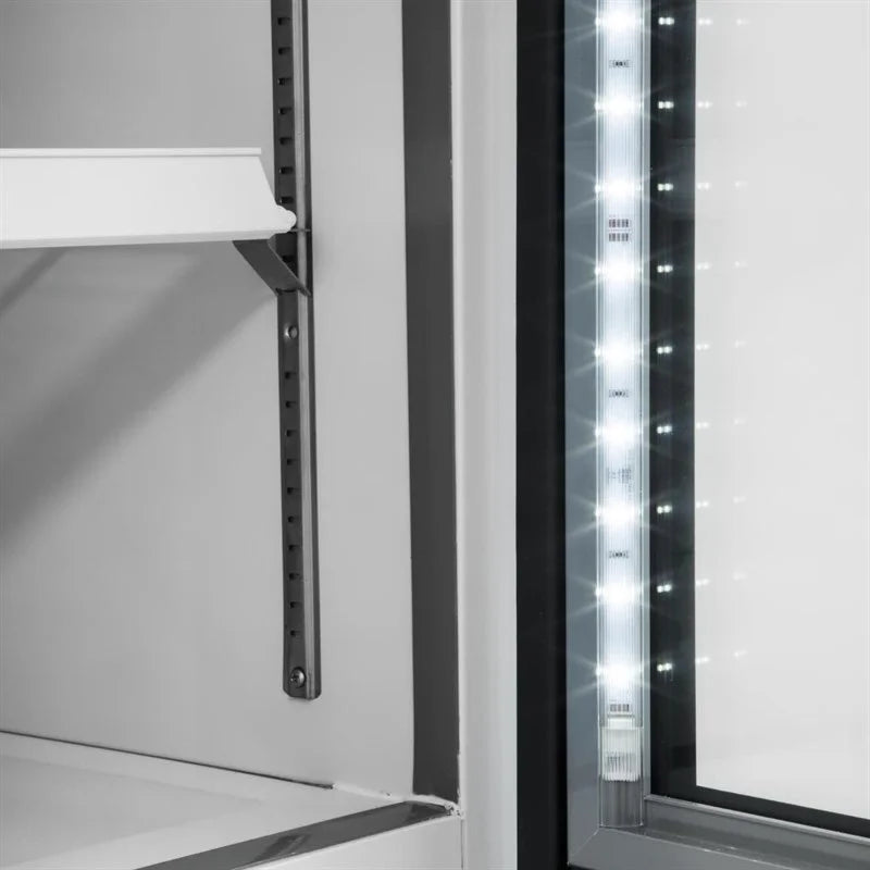 Polar G-Serie Gefrierschrank 920 Liter mit Glastür, weiß