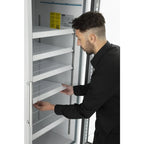 Polar G-Serie Gefrierschrank 920 Liter mit Glastür, weiß