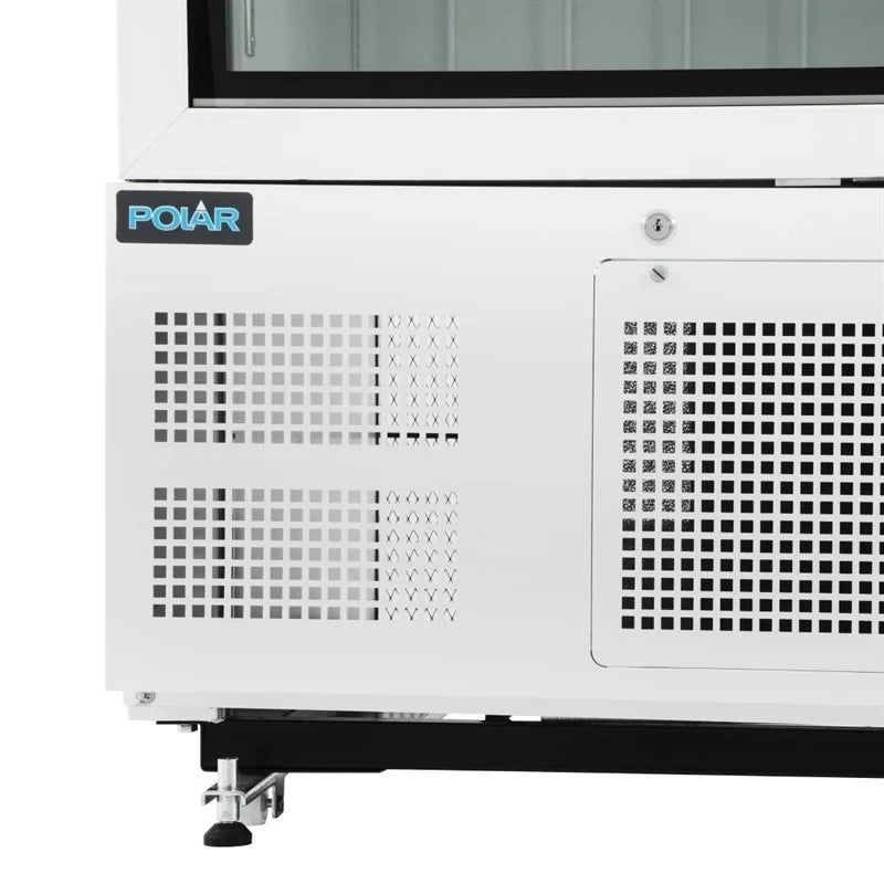 Polar G-Serie Gefrierschrank 920 Liter mit Glastür, weiß